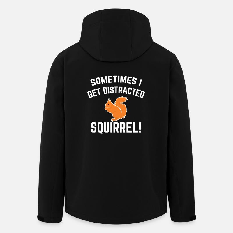 Eichhörnchen Tshirt Geschenk Tierfreunde Lustig - Recycelte Männer Softshell-Jacke von Stanley/Stella - Schwarz