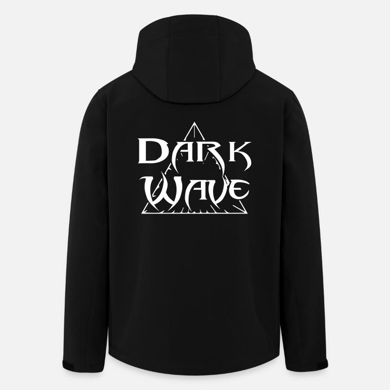 Dark Wave - Recycelte Männer Softshell-Jacke von Stanley/Stella - Schwarz