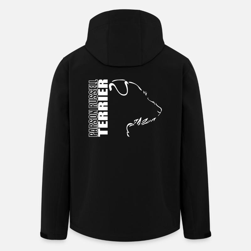 Parson Russell Terrier PROFIL - Veste softshell homme en polyester recyclé Stanley/Stella - noir