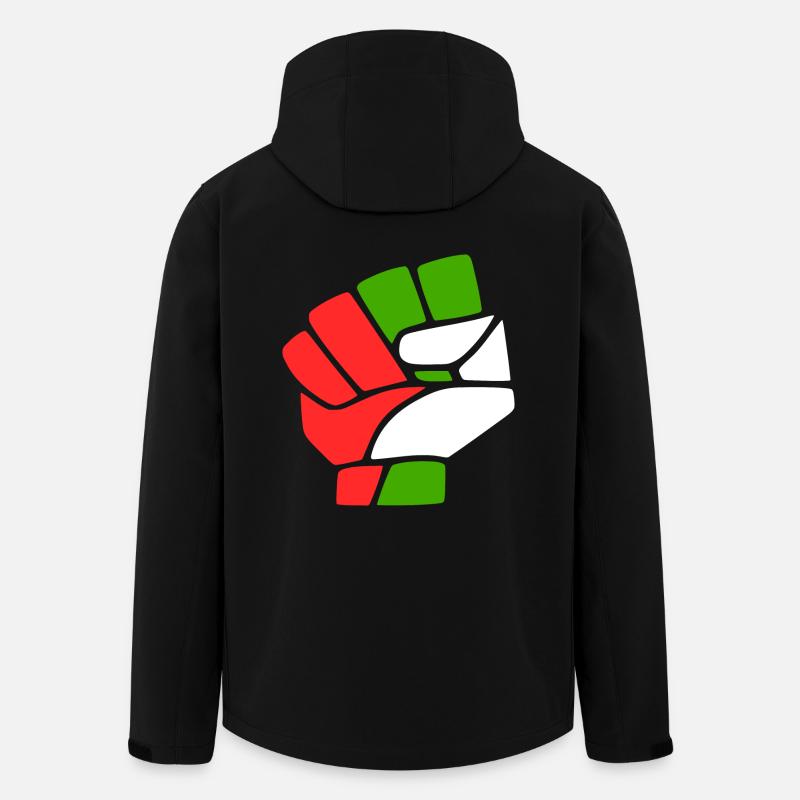 Palestina - Recycelte Männer Softshell-Jacke von Stanley/Stella - Schwarz