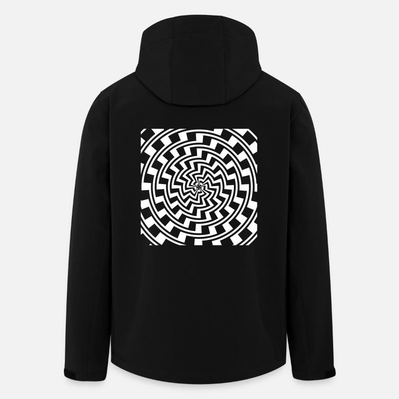 Spiral, Tekno, 23, - Men’s Recycled Softshell Jacket by Stanley/Stella - black