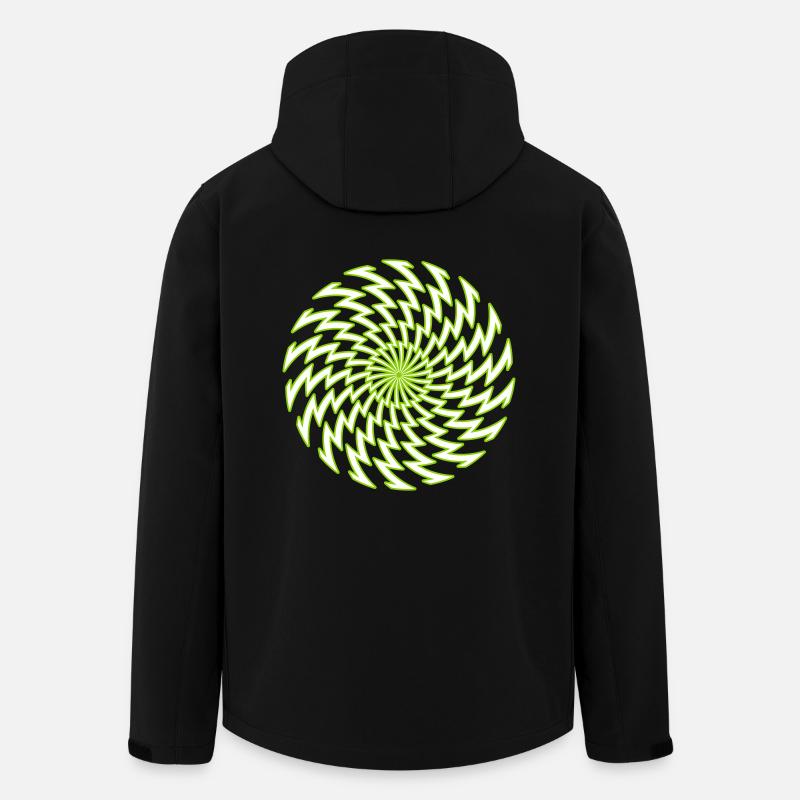 Spirale 23 - Recycelte Männer Softshell-Jacke von Stanley/Stella - Schwarz