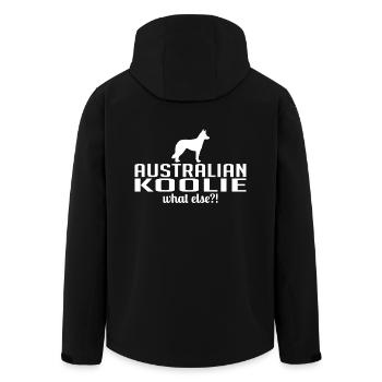 Koolie australien Quoi d’autre Chiens Dire Wilsigns - Veste softshell homme en polyester recyclé Stanley/Stella - noir - Dos - AI Model Male 185 light (185cm)