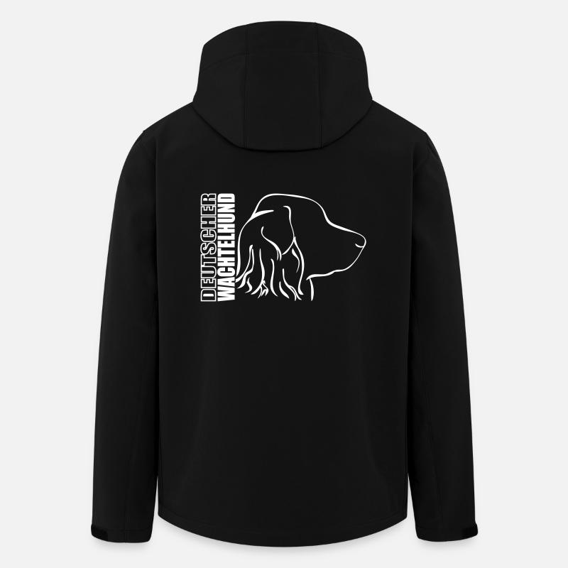 PROFIL German Spaniel - Veste softshell homme en polyester recyclé Stanley/Stella - noir