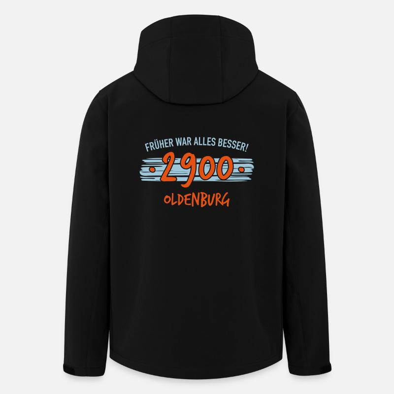 Früher 2900 Oldenburg - Recycelte Männer Softshell-Jacke von Stanley/Stella - Schwarz
