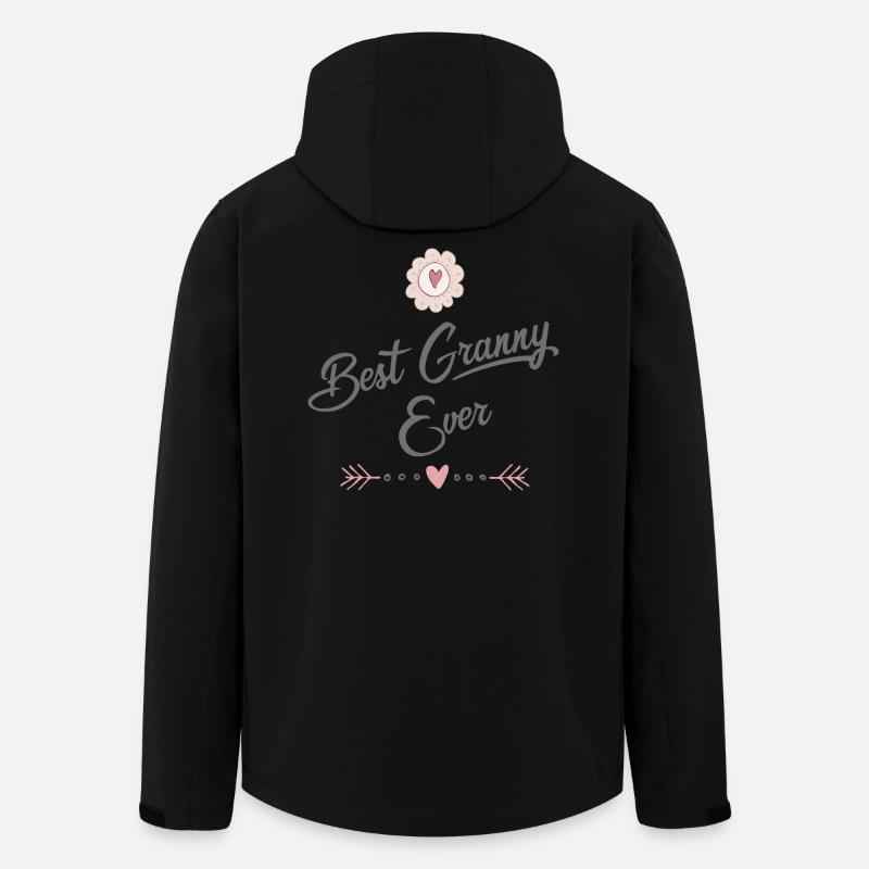 granny - Men’s Recycled Softshell Jacket by Stanley/Stella - black