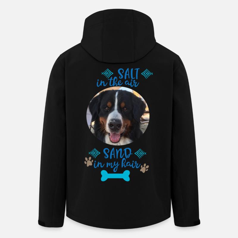 dog - Men’s Recycled Softshell Jacket by Stanley/Stella - black