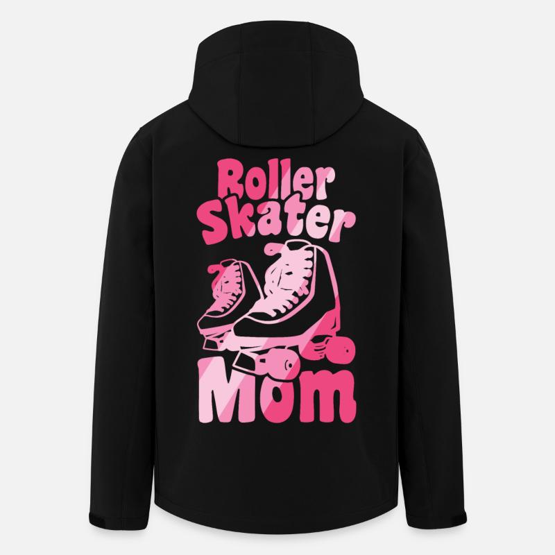 Rollschuhläufer Mama - Recycelte Männer Softshell-Jacke von Stanley/Stella - Schwarz