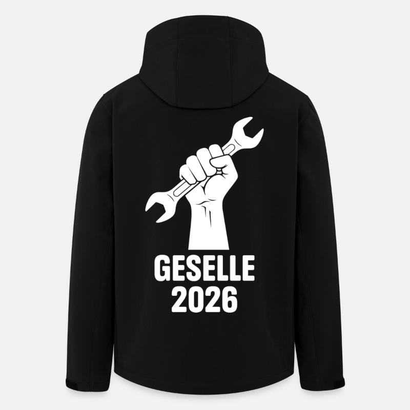 Compagnon 2026 - Veste softshell homme en polyester recyclé Stanley/Stella - noir