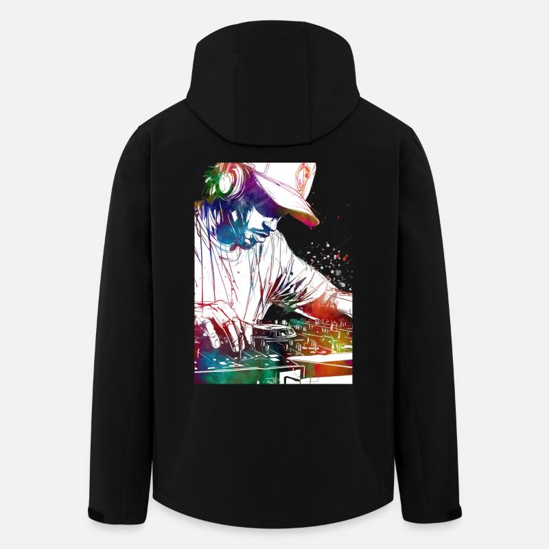 DJ music console - Men’s Recycled Softshell Jacket by Stanley/Stella - black