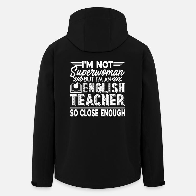 Englischlehrer Ich bin ein Englischlehrer - Recycelte Männer Softshell-Jacke von Stanley/Stella - Schwarz