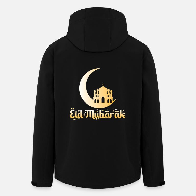 Aïd Moubarak - Veste softshell homme en polyester recyclé Stanley/Stella - noir