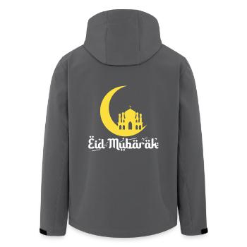Aïd Moubarak - Veste softshell homme en polyester recyclé Stanley/Stella - charbon - Dos - AI Model Male 185 light (185cm)