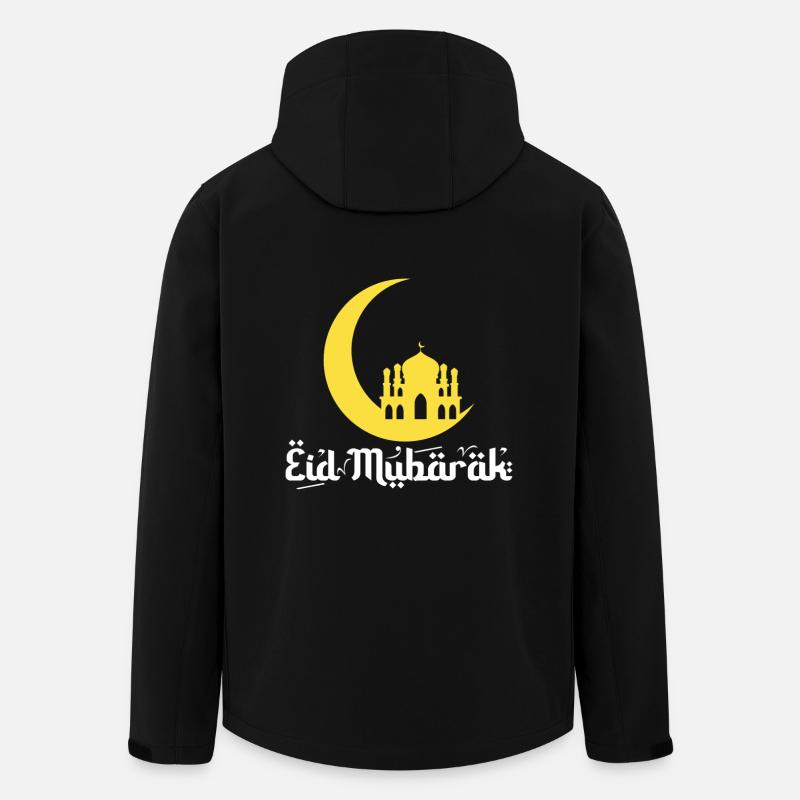 Aïd Moubarak - Veste softshell homme en polyester recyclé Stanley/Stella - noir
