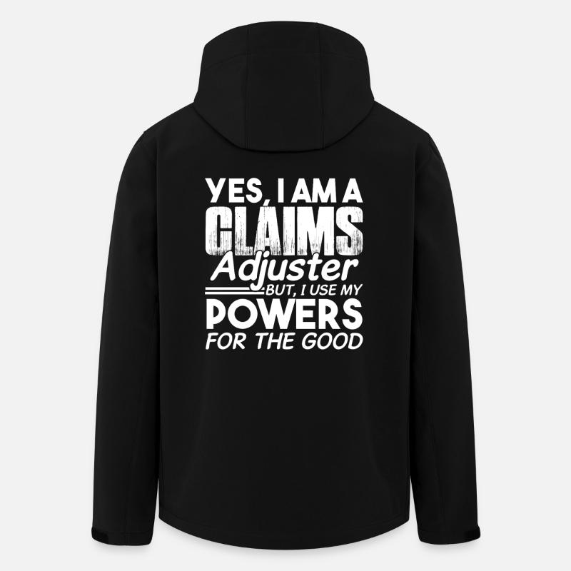 Use Claims Adjuster Powers - Men’s Recycled Softshell Jacket by Stanley/Stella - black