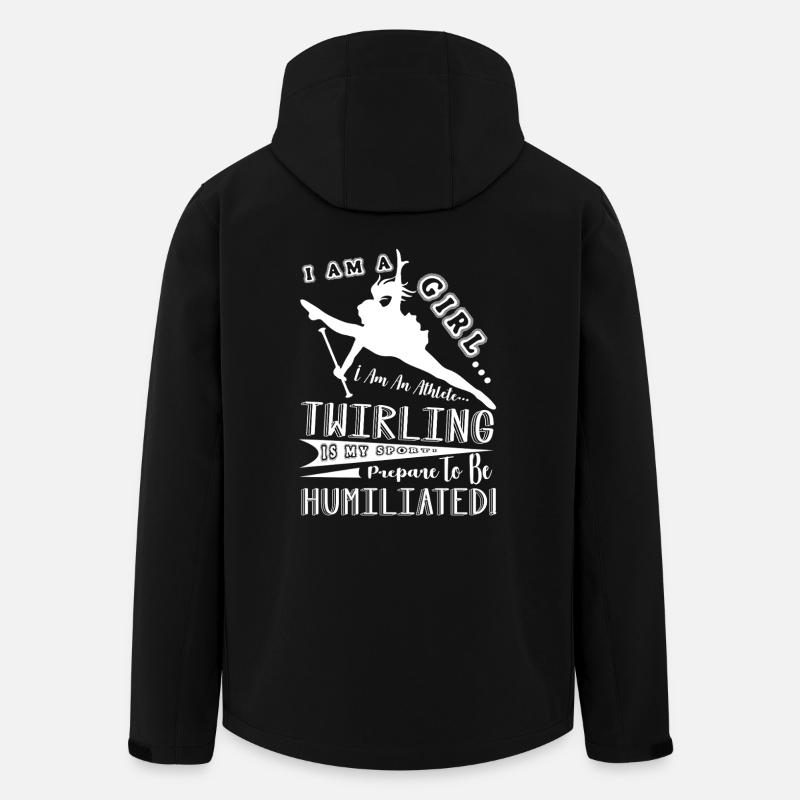 I Am An Athlete - Men’s Recycled Softshell Jacket by Stanley/Stella - black