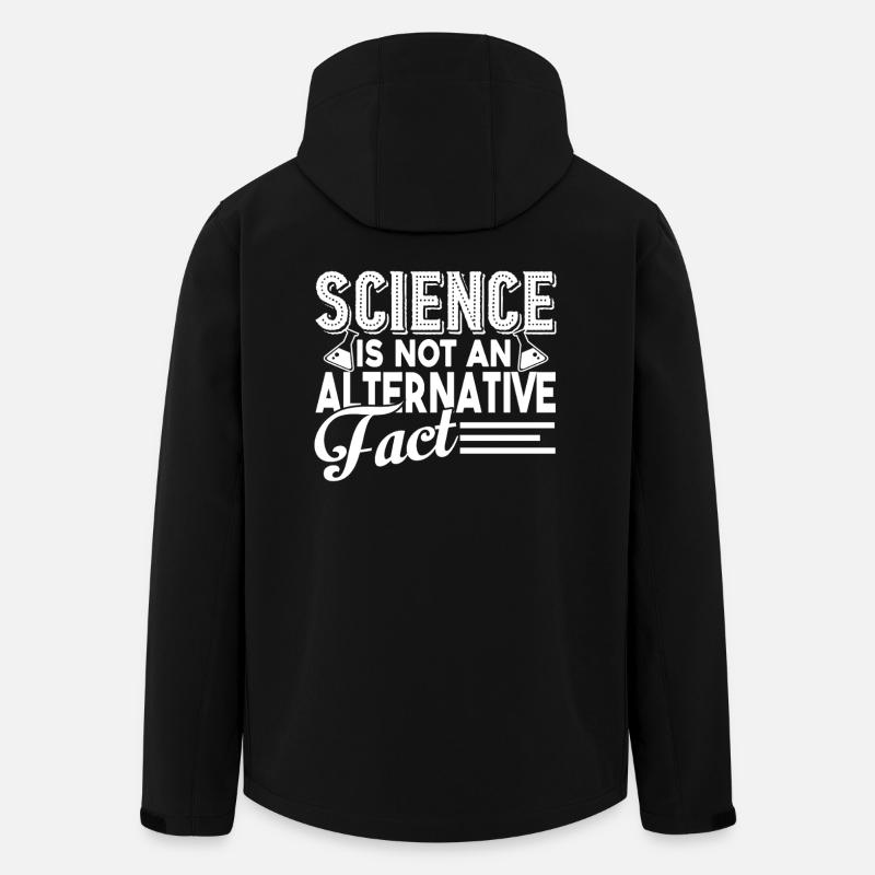 Science Is Not Alternative - Men’s Recycled Softshell Jacket by Stanley/Stella - black