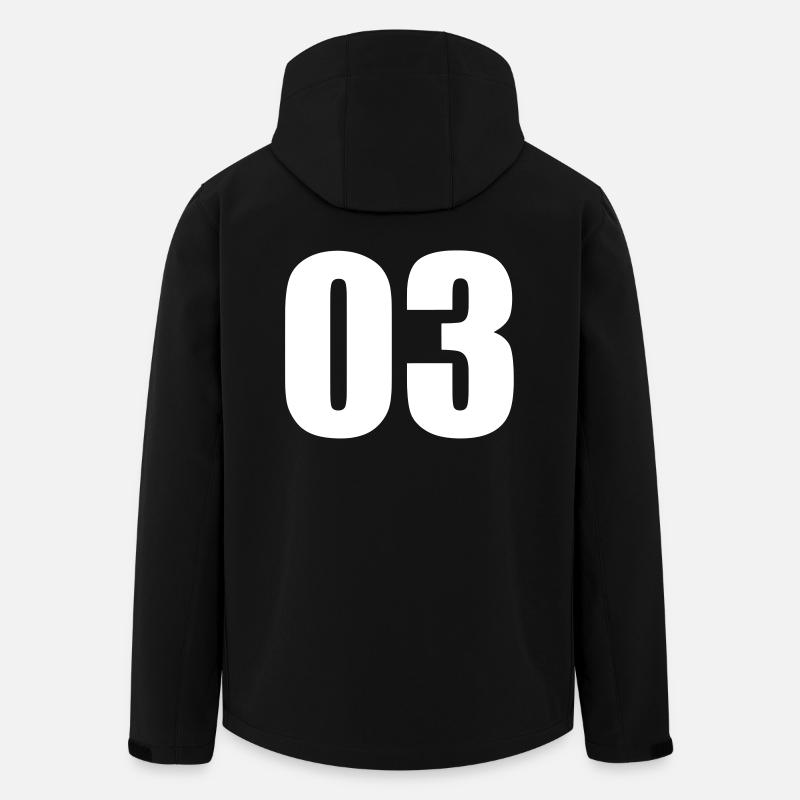 03 - Men’s Recycled Softshell Jacket by Stanley/Stella - black