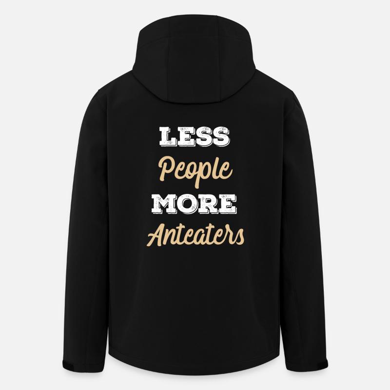 Anteater animal gift idea - Men’s Recycled Softshell Jacket by Stanley/Stella - black