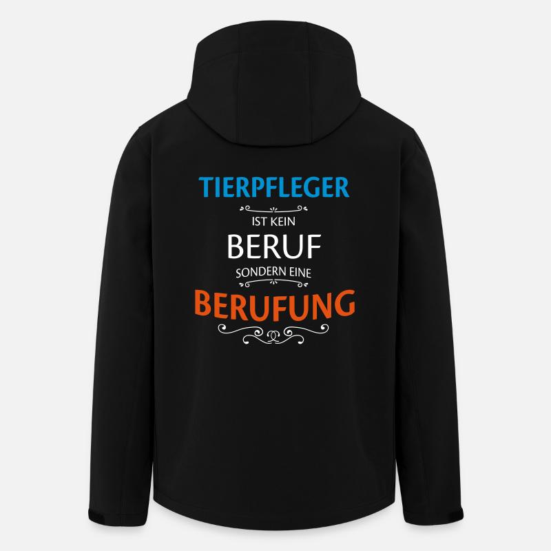 Tierpfleger Beruf - Recycelte Männer Softshell-Jacke von Stanley/Stella - Schwarz