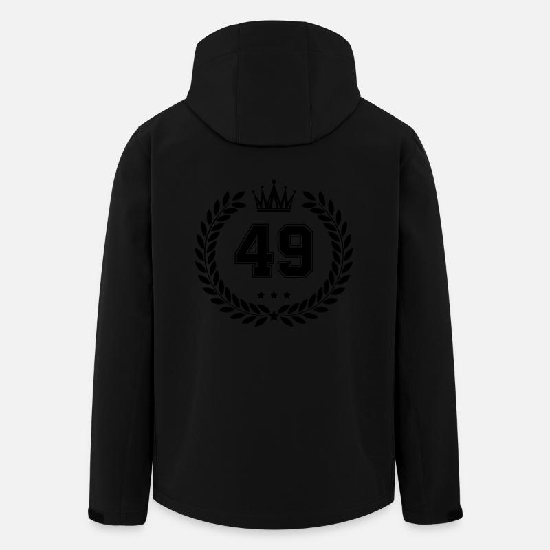 Armoiries 49 - Veste softshell homme en polyester recyclé Stanley/Stella - noir