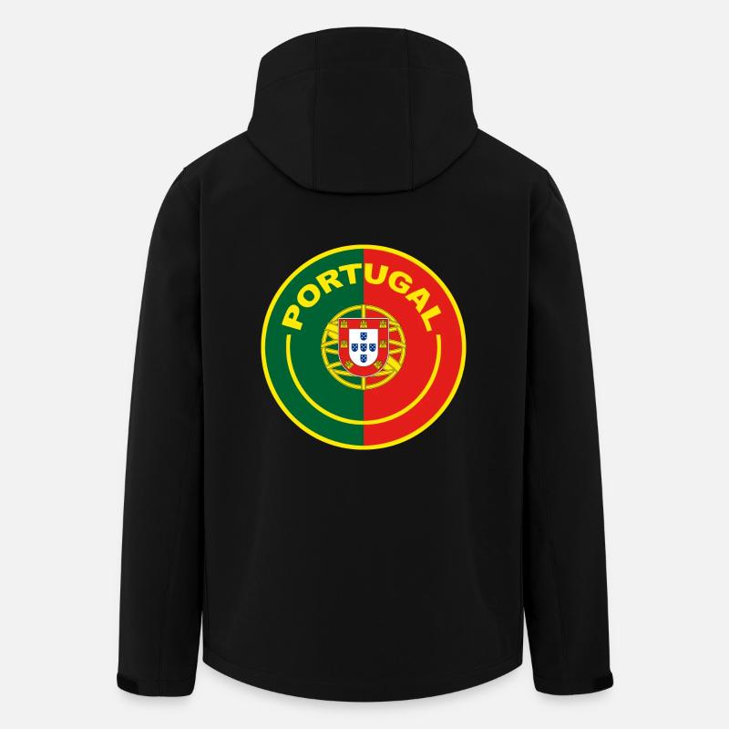 Portugal 01 - Veste softshell homme en polyester recyclé Stanley/Stella - noir