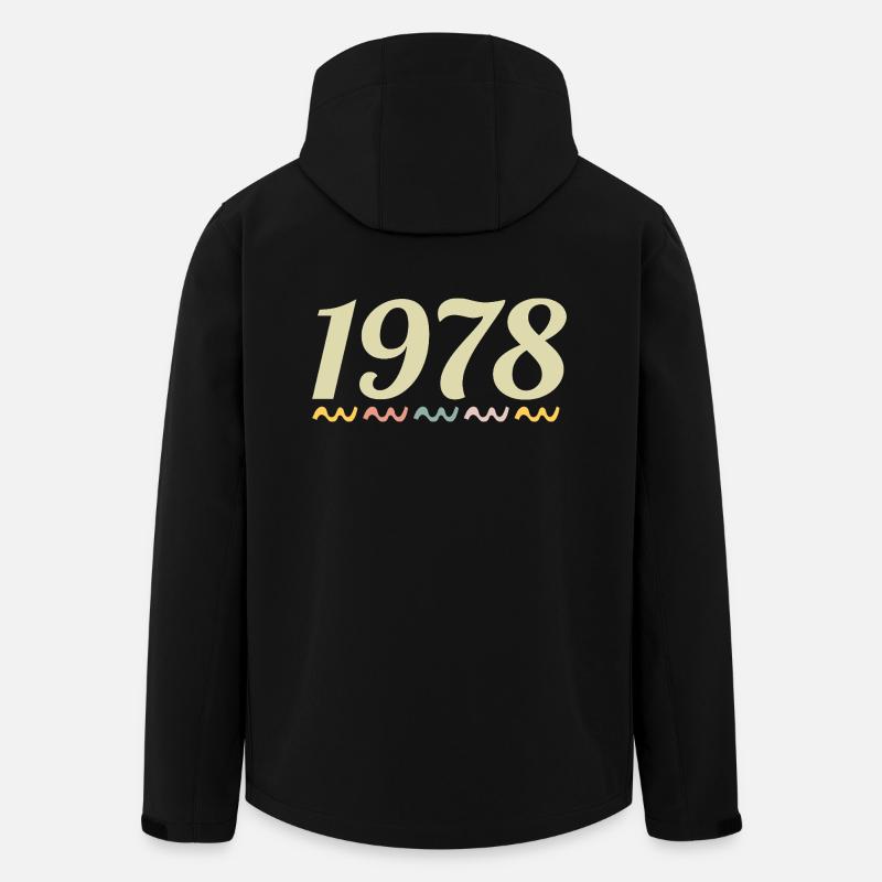 1978 - Recycelte Männer Softshell-Jacke von Stanley/Stella - Schwarz