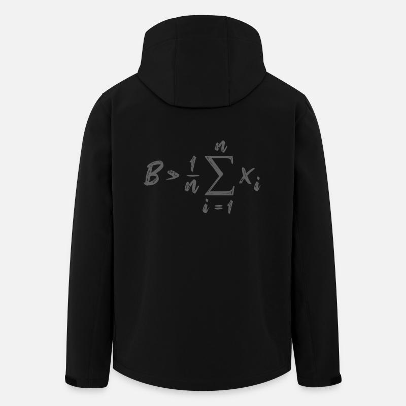 Be Greater Than Average Formel Mathe - Recycelte Männer Softshell-Jacke von Stanley/Stella - Schwarz