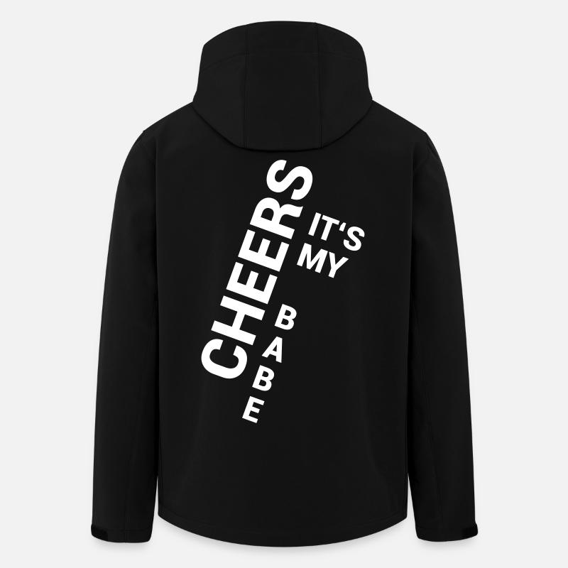 Mon bébé - Veste softshell homme en polyester recyclé Stanley/Stella - noir