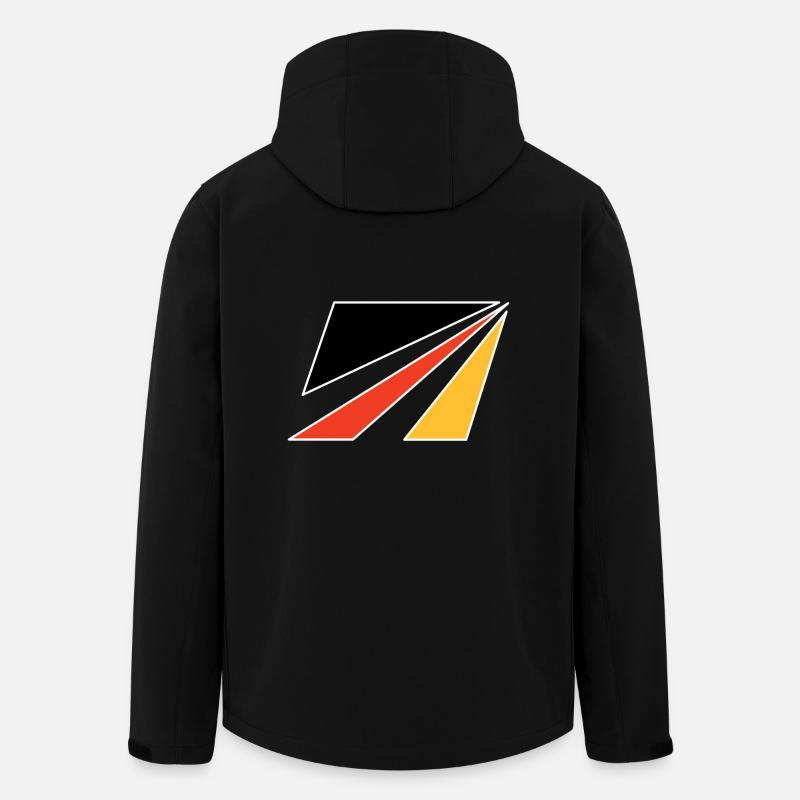 DL - Men’s Recycled Softshell Jacket by Stanley/Stella - black