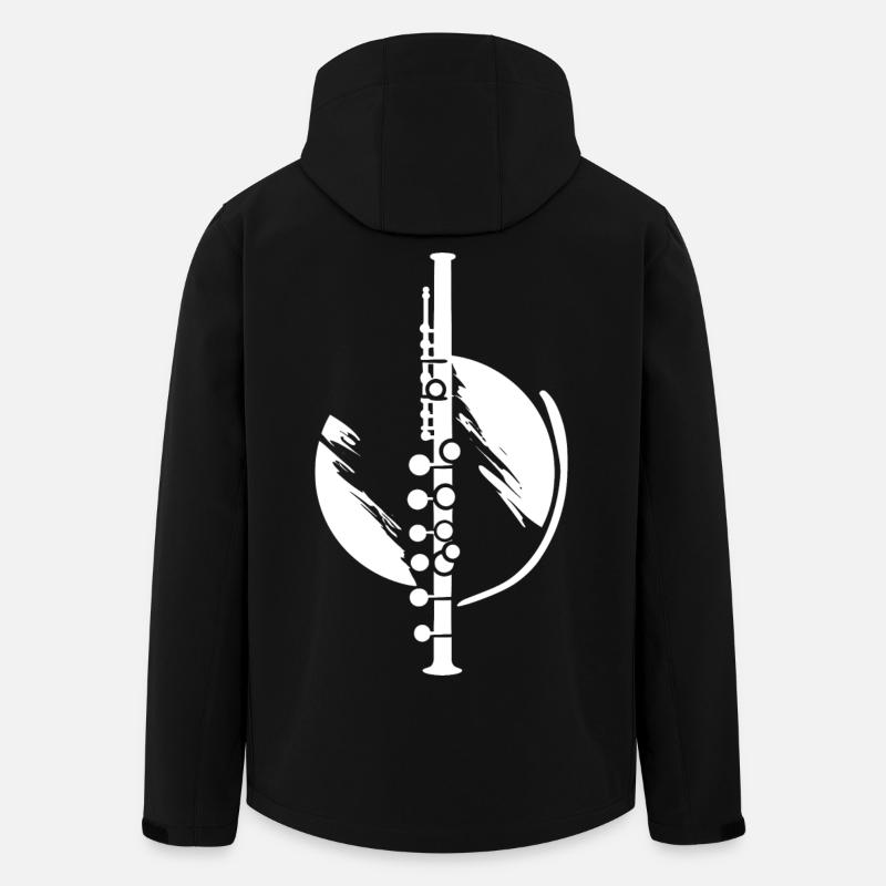 Flute - Men’s Recycled Softshell Jacket by Stanley/Stella - black