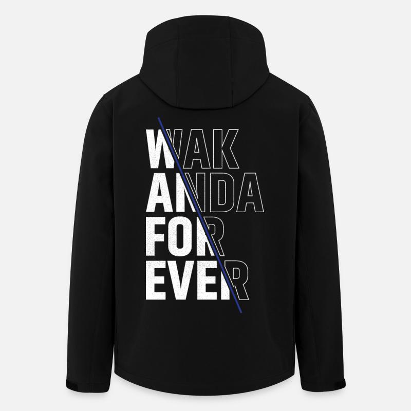 wak anda for ever - Recycelte Männer Softshell-Jacke von Stanley/Stella - Schwarz