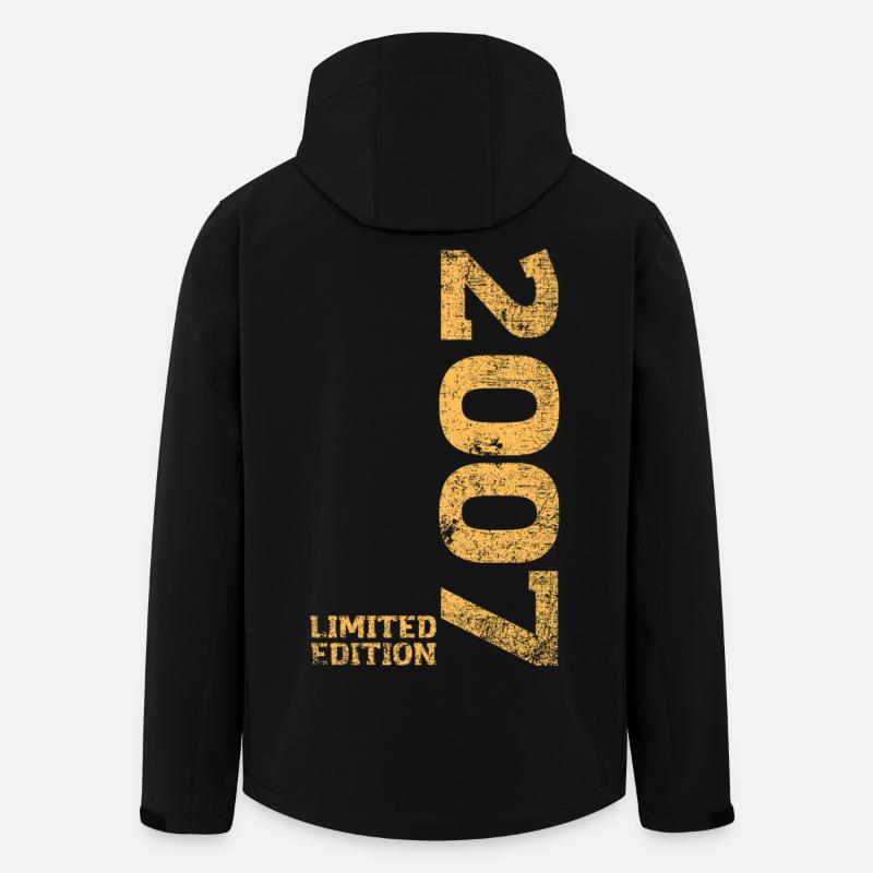 Limited Edition 2007 18th Birthday Gift - Men’s Recycled Softshell Jacket by Stanley/Stella - black