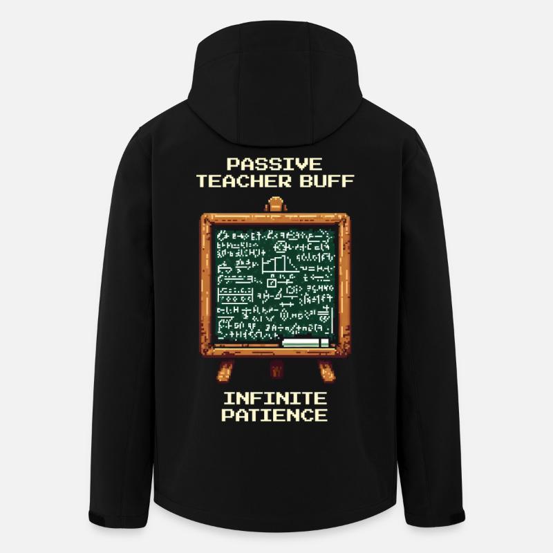 Passive Teacher Empowerment: Infinite Patience - Men’s Recycled Softshell Jacket by Stanley/Stella - black