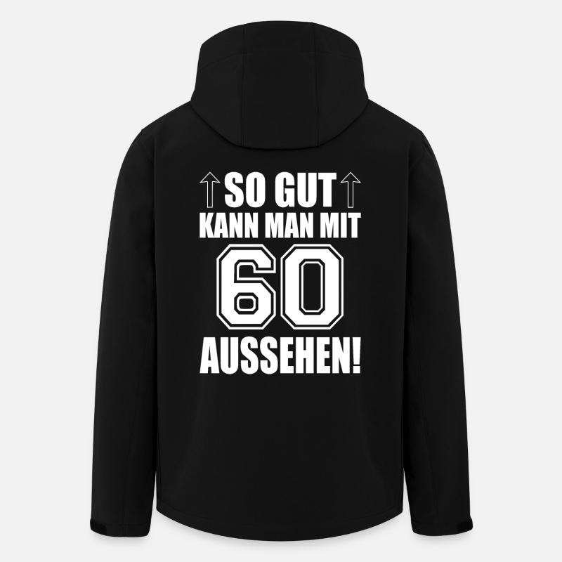 So gut kann man mit 60 aussehen - Recycelte Männer Softshell-Jacke von Stanley/Stella - Schwarz