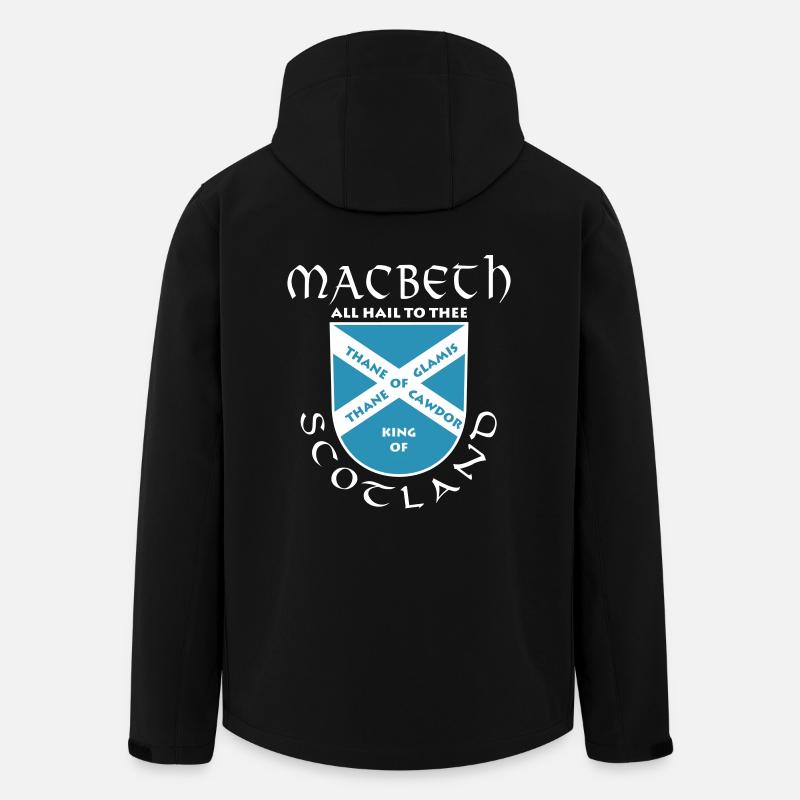 Ecosse Macbeth - Veste softshell homme en polyester recyclé Stanley/Stella - noir