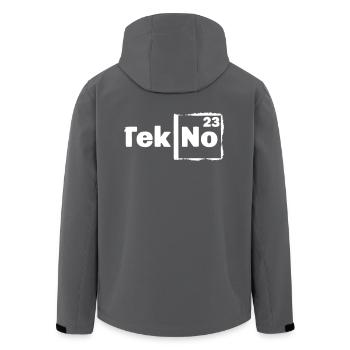 tekno 23 - Men’s Recycled Softshell Jacket by Stanley/Stella - black - Back - AI Model Male 185 light (185cm)