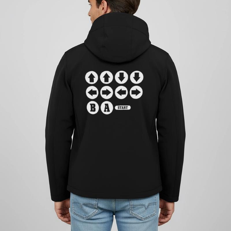 Cheat Code Jeu vidéo Veste softshell homme en polyester recyclé Stanley/Stella
