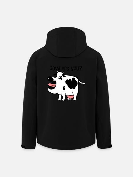 Cow are you? - Men’s Recycled Softshell Jacket by Stanley/Stella - black