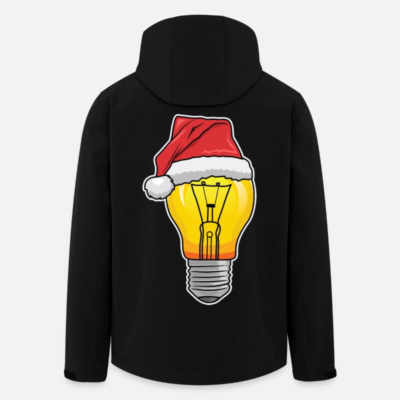 Electrician Christmas - Men’s Recycled Softshell Jacket by Stanley/Stella - black