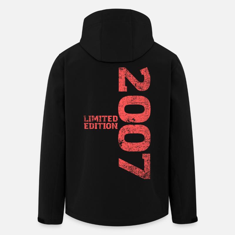 Limited Edition 2007 18th Birthday Gift - Men’s Recycled Softshell Jacket by Stanley/Stella - black