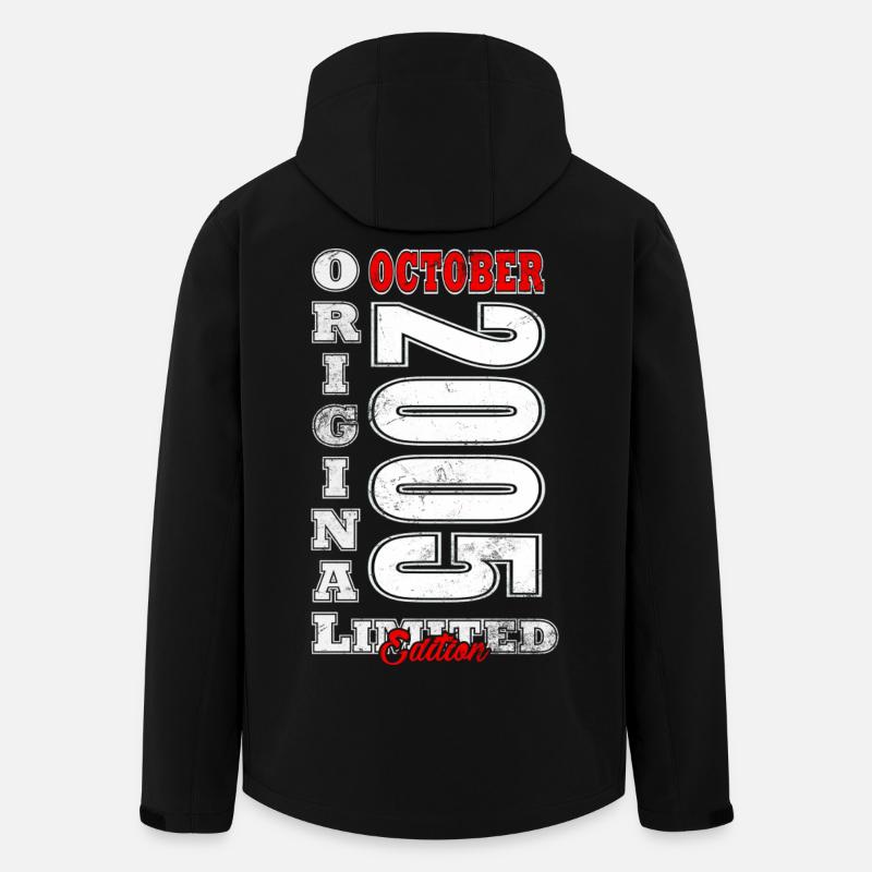 ANNIVERSAIRE 2005 OCTOBRE - Veste softshell homme en polyester recyclé Stanley/Stella - noir