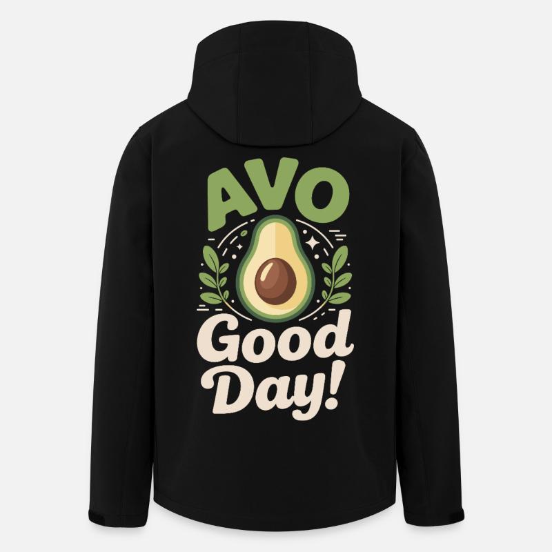 Avo Good Day - Recycelte Männer Softshell-Jacke von Stanley/Stella - Schwarz