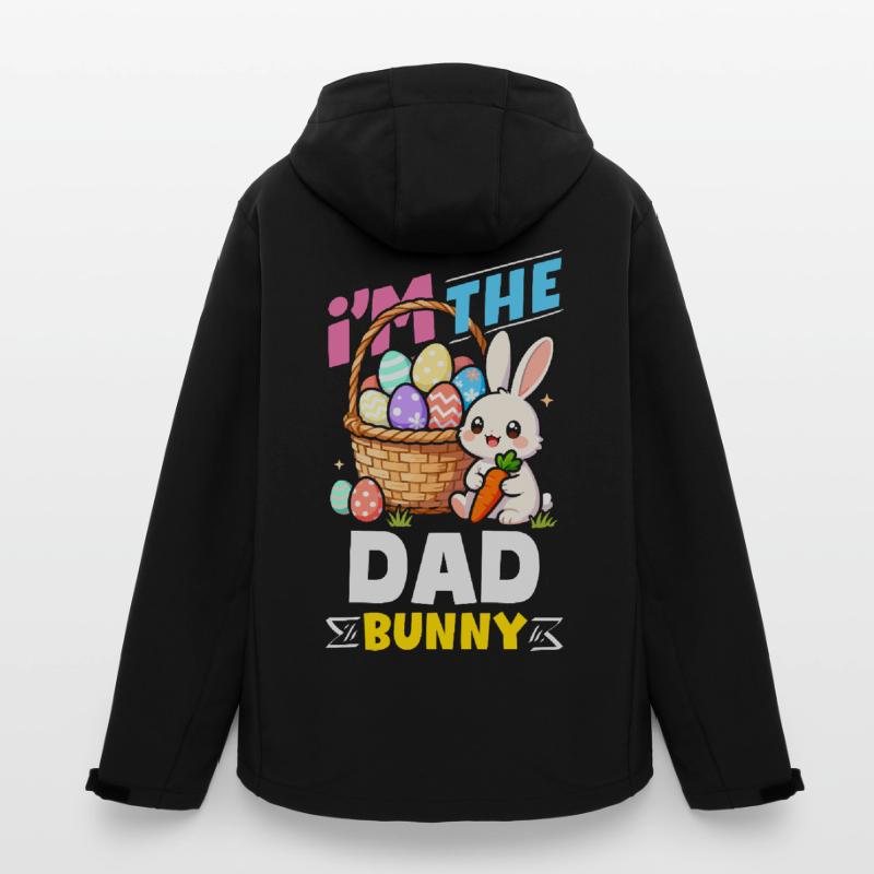 Happy Easter Sweet Easter Bunny Egg Hunt Easter Eggs Men’s Recycled Softshell Jacket by Stanley/Stella