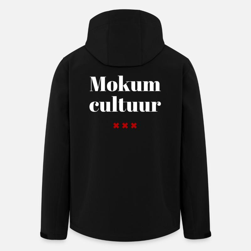 Mokum Culture par Geteisem - Veste softshell homme en polyester recyclé Stanley/Stella - noir