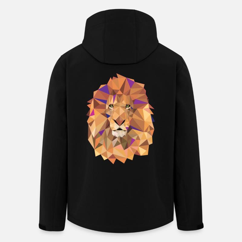 Lion - Men’s Recycled Softshell Jacket by Stanley/Stella - black