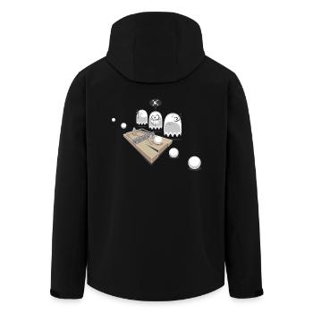 Catch Pac! - Men’s Recycled Softshell Jacket by Stanley/Stella - black - Back - AI Model Male 185 light (185cm)