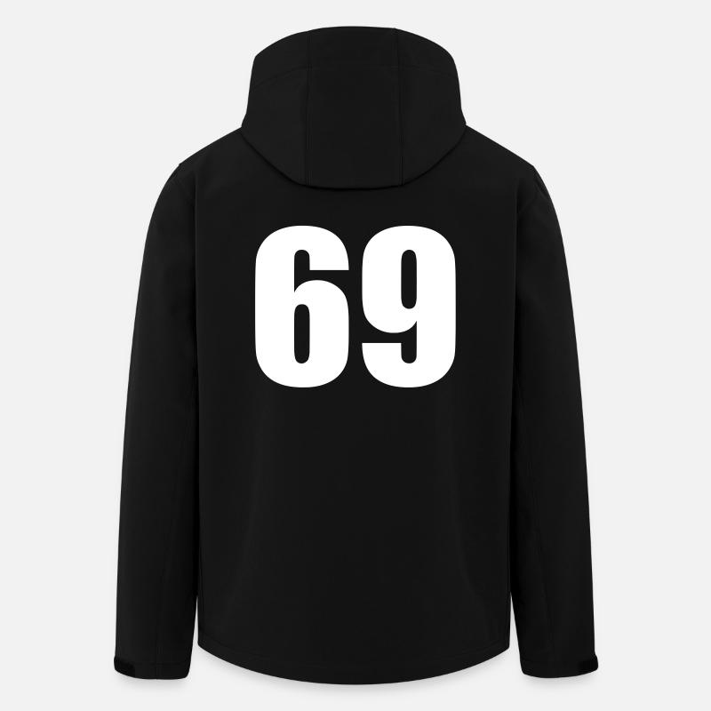 69 - Recycelte Männer Softshell-Jacke von Stanley/Stella - Schwarz