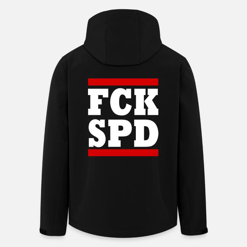 Fck spd - Men’s Recycled Softshell Jacket by Stanley/Stella - black