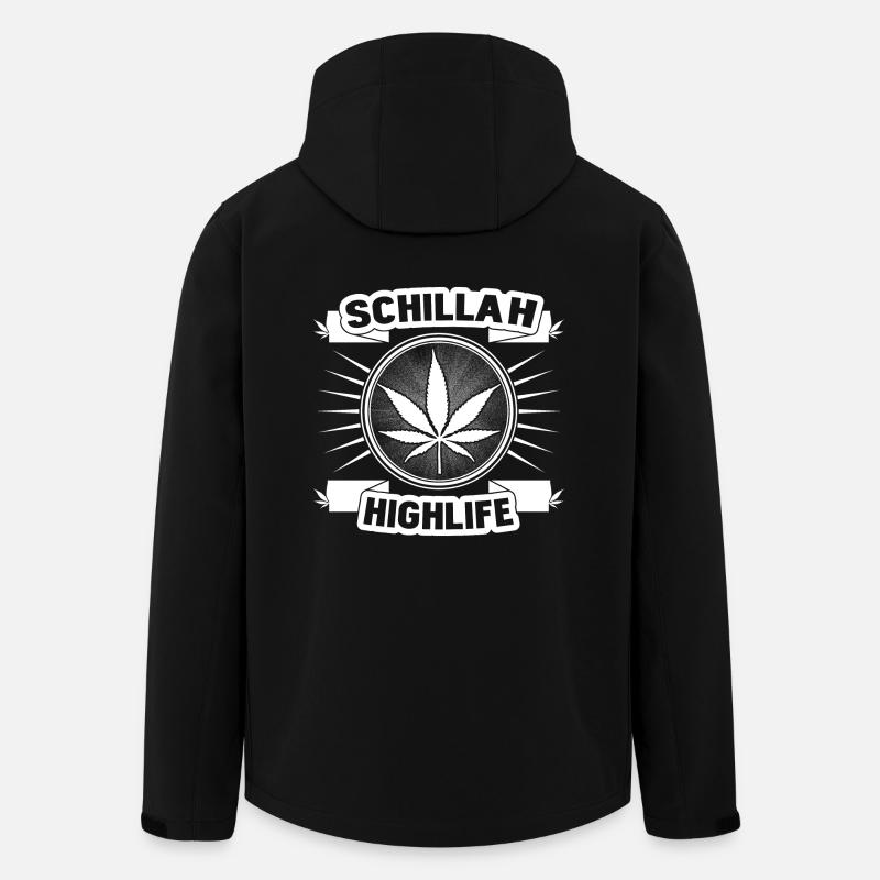 Schillah - Highlife blanc 01 - Veste softshell homme en polyester recyclé Stanley/Stella - noir